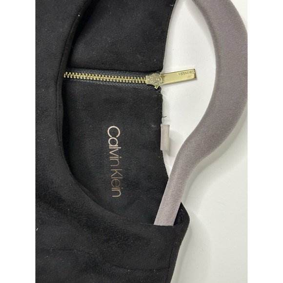 Calvin Klein, New Size‎ 10 Tulip Short Sleeve Sheath Dress, Black - Picture 4 of 11